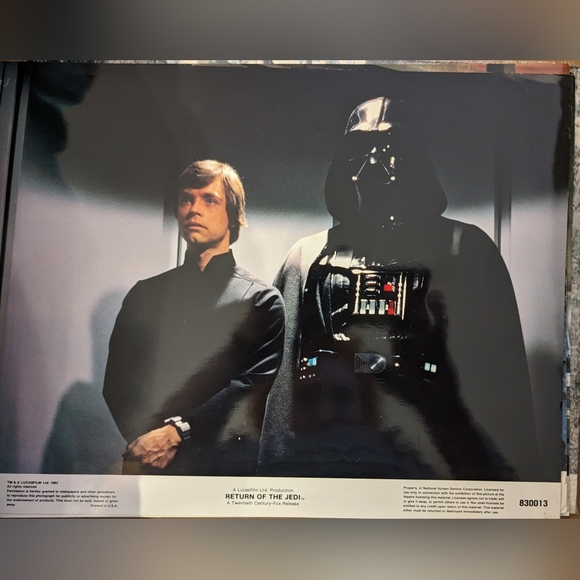 Vintage 1983 Star Wars ROTJ 7 11x14 inch lobby cards - Picture 2 of 2